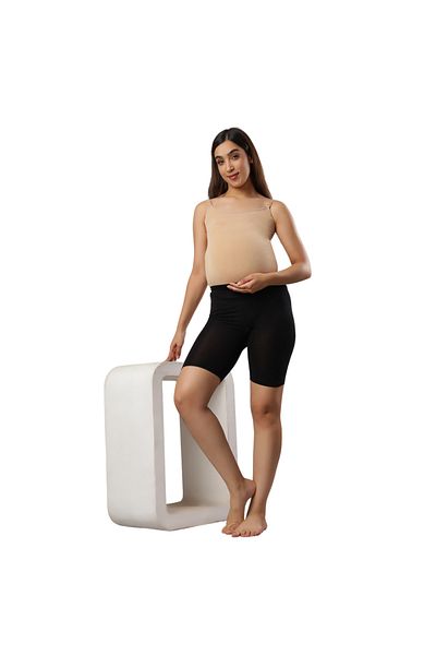 Tummy Combo Pack of Nursing Vest and High Waist Maternity Shorts
