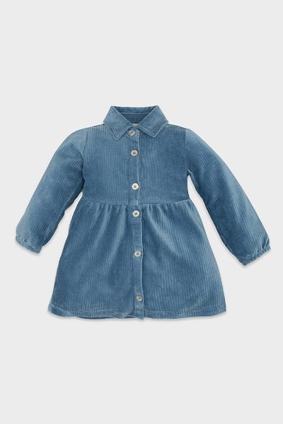 DeFacto Rochie din velur cu nasturi cu maneca lunga fetita D5592a524wn
