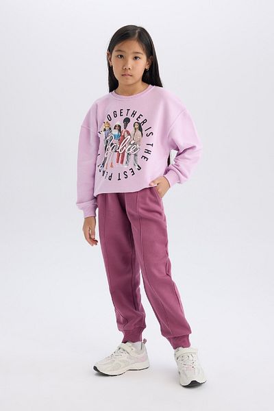 DeFacto Jogger Sweatpants για κορίτσια - Ελαστική μέση, ίσια κοπή D6067A824WN