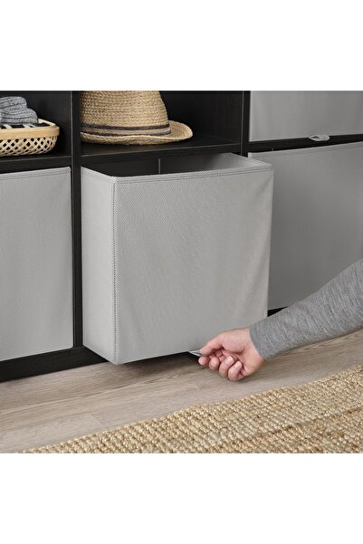 IKEA KOSINGEN Box, light grey, 33 x 38 x 33 cm