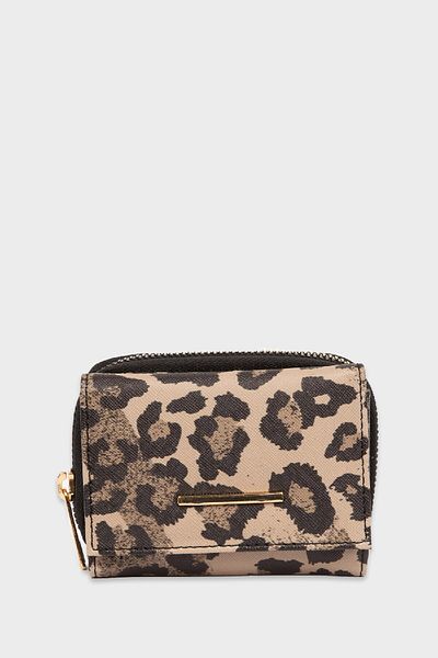 DeFacto Women's Leopard Patterned Faux Leather Wallet 3170600
