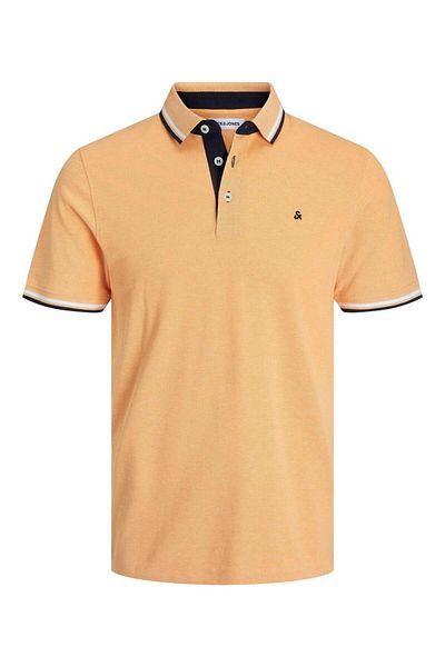 Jack & Jones Tricou de bază pentru bărbați din bumbac organic cu gât polo