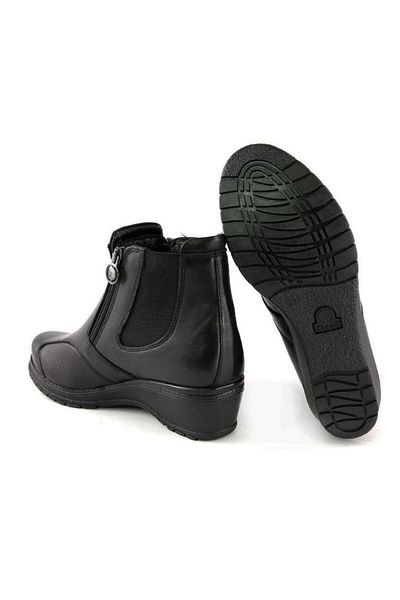 Forelli 25652-k Cizme confortabile Zenne din piele neagră Hallux