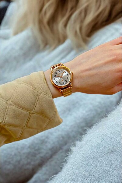Neorney ساعة يد نسائية أنيقة ذات علبة مستديرة