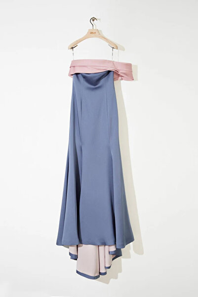 cercis Straplez Kuyruklu Balık Elbise