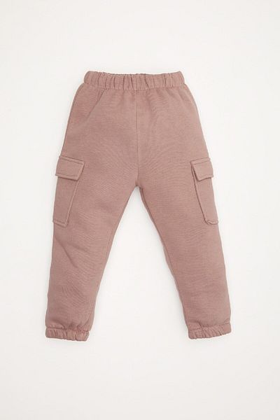DeFacto Baby Girl 2-Piece Set Printed Crew Neck Sweatshirt Stretchy Waisted Sweatpants D5164A524Wn