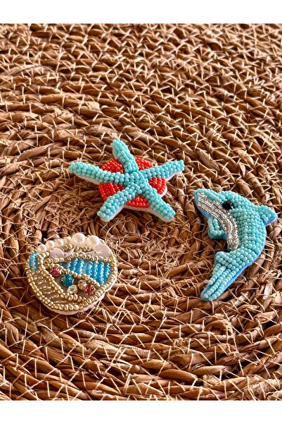 ODDA TASARIM ATÖLYESİ New marin collection 3lü dikme aplik seti(deniz yıldızı...