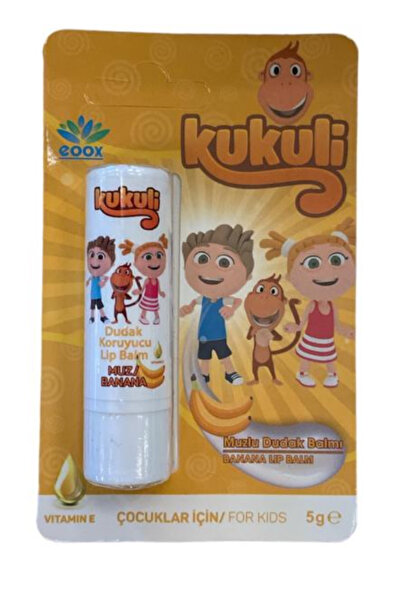 Kukuli Dudak Koruyucu Lİp Muz Aromalı ( Lisanslı Ürün)