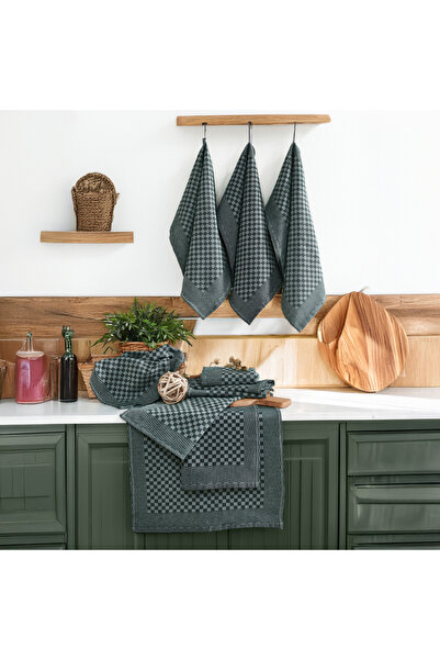 Genel Markalar Mappa Germanica Dama Yeşil 6'lı Alman Peçetesi Ve Kurulama Bezi