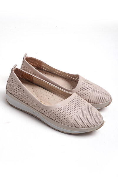 Ayakkabı Vakti Balerini de damă, moi, confortabili, împletite perforate