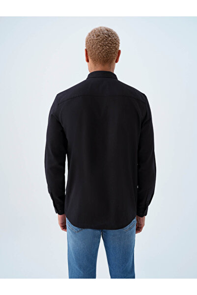 Loft Regular Fit Black Men's Shirt Lf2037403