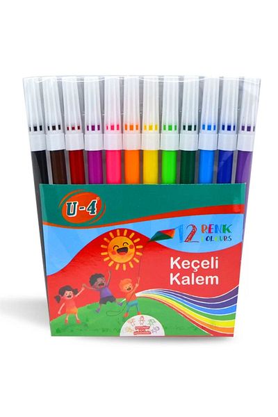 Art Tone U-4 Tube Pen Set 12 Colors U4-1040