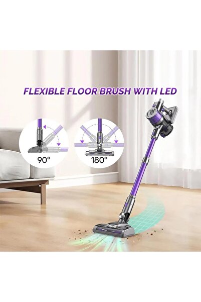 Denx مكنسة كهربائية سلكية DX2902 بقوة 400 واط مع أداء شفط عالي