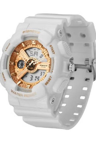 Other Elanova Men's Digital Rubber Analog Watch EL908