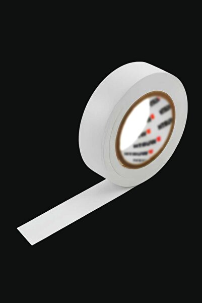 NZB Beyaz Elektrikçi Bandı İzole Elektirik Bant Elektrik Bandı Pvc 9 Metre 19 mm