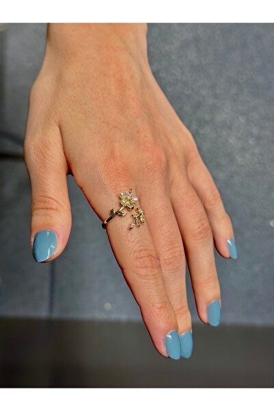 S&D Yüzük Çelik Çiçek Motif