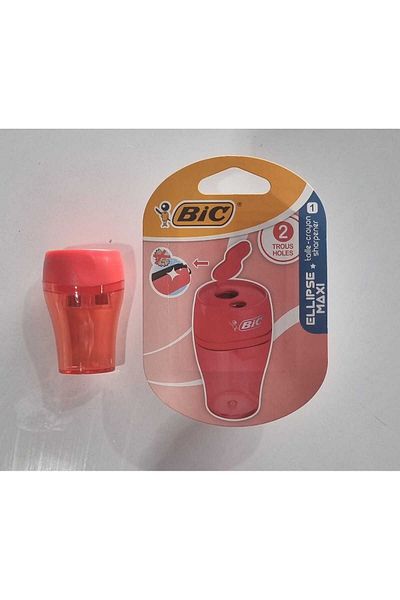 Bic مبراة قلم رصاص باللون الأحمر