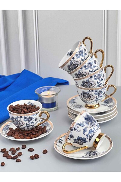 ROSSEV Marenza Set of 6 Turkish Coffee Cups