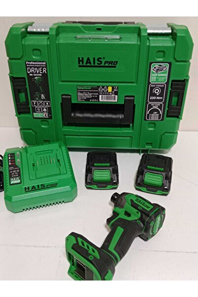 Hais PRO AKÜLÜ VİDALAMA DARBELİ SOMUN SIKMA 21 V 2 AH 230NM RB-SD2108