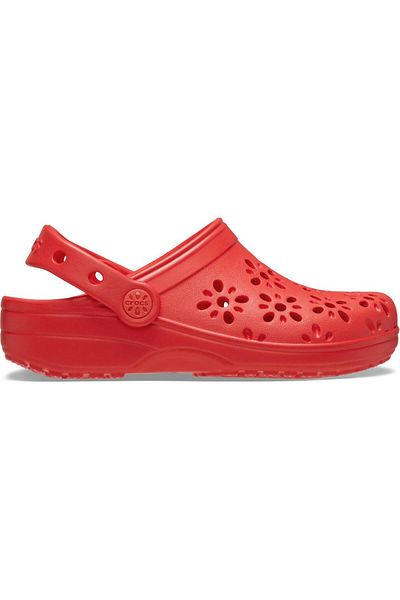 Crocs 210943 -6Zr Classic Floral Cut Out Clog Children's Slippers Sandals
