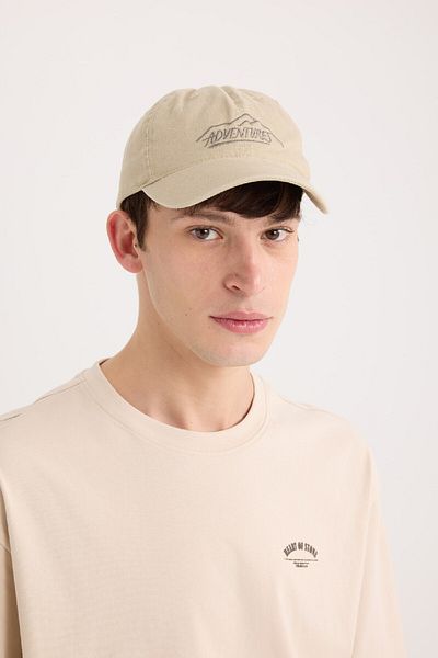 DeFacto Men's Embroidered Jean - Cap Hat Z3444Az25Sm