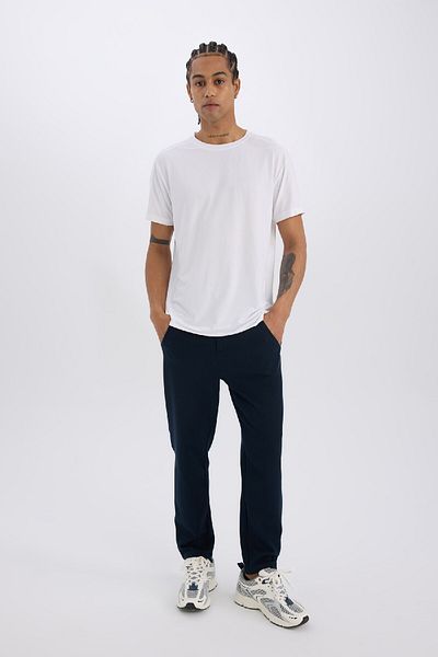 DeFacto Slim Fit Athlete Jogger αθλητική φόρμα Slim Fit Slim Fit Standard με τσέπες στα πόδια ελαστική D1956ax24