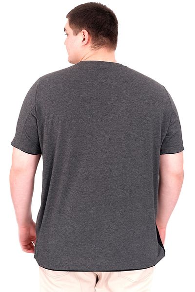 ModeXL Ανδρικό T-Shriti Mode XL Anthracite MD08 U22134 μεγάλου μεγέθους