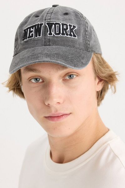 DeFacto Unisex Embroidered Jean Baseball Basketball Cap B8005Ax25Sm