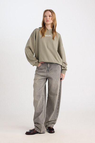 DeFacto Φούτερ με κουκούλα Coool Loose Fit D6672ax24wn