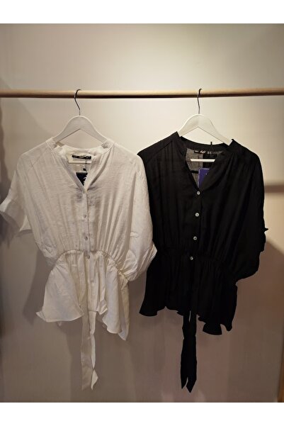 Felicita Boutique Bel Büzgülü İnce Gömlek