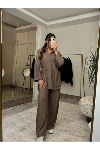 SOFT KİMONO YANDAN BAĞLAMALI TAKIM HAKİ