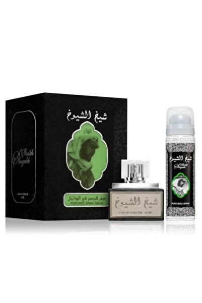 lattafa Sheikh Al Shuyukh Black Apa de Parfum 50ml + Deodorant Spray 50ml de ...