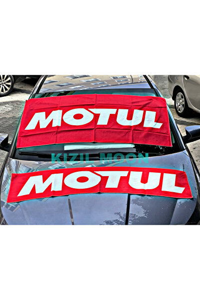 Kızıl Gök Oto Serisine Uyumlu Kırmızı Motul Torpido Ve Motul Sırt Havlu (Torp...