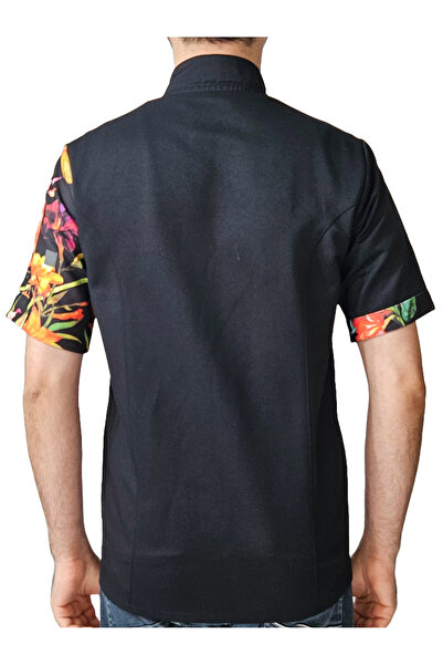 Ant Rotagrup Üniforma ve İş Elbiseleri Jachetă de bucătar unisex - Jachetă de bucătar de bucătar de vară cu mâneci scurte unisex cu model