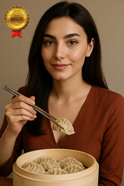 PAZARAKOŞ Paslanmaz Çelik Chopsticks Çin Çubuğu Yemek Çubukları 5 Çift 10 Adet