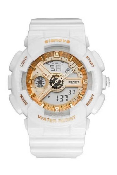 Other Elanova Men's Digital Rubber Analog Watch EL908