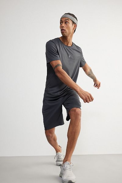 DeFacto DeFactoFit Slim Fit Αθλητικό μπλουζάκι με κοντό μανίκι με στάμπα με λαιμόκοψη V2887AZ25SP