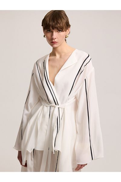 BAQA Stripe Piping Detailed Jacket