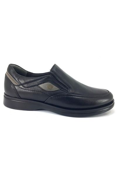 Forelli 6927-H Nardo Black Ανδρικά παπούτσια από γνήσιο δέρμα