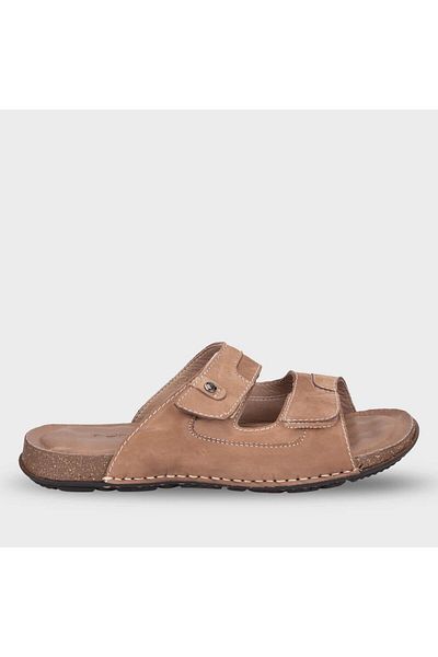 Forelli 49107-G Ανδρικές παντόφλες από γνήσιο δέρμα Zayn Kum Nubuck