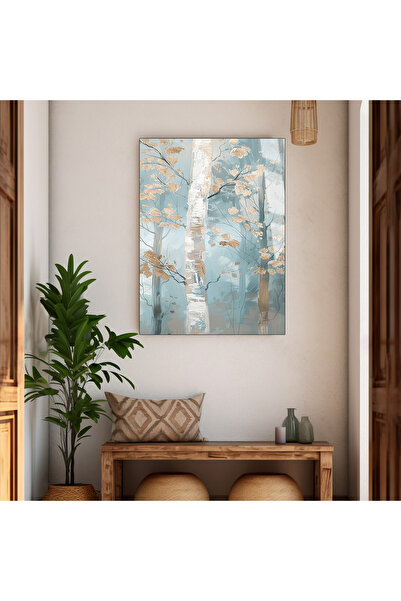 Harika bir ev HARİKABİREV | TABLĂ DE STICLĂ TEMPERATĂ, CU TEMATICĂ PĂDURE, ÎN...