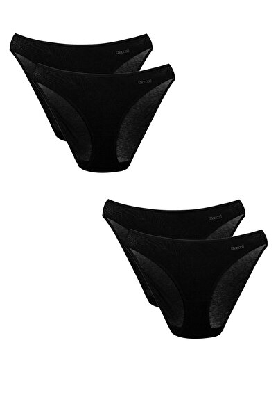 Kom Жіноча пряма модель нижньої білизни 4 штуки бавовняні трусики