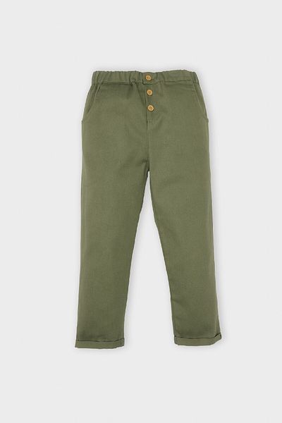 DeFacto Baby Boy Elastic Waist Folded Leg Gabardine Trousers D5246A524Wn
