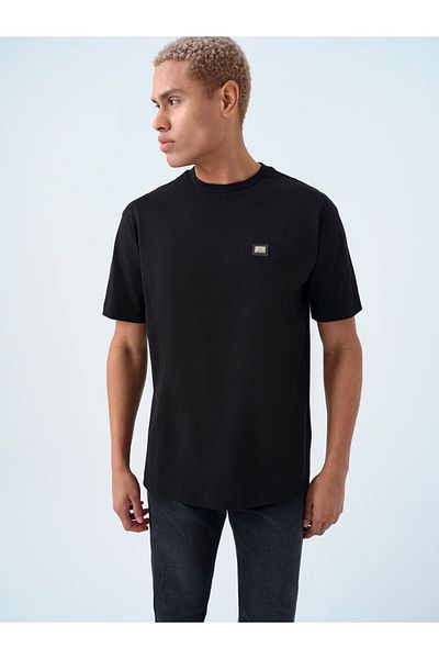 Loft Ανδρικό μπλουζάκι Loose Fit Μαύρο Lf2038597