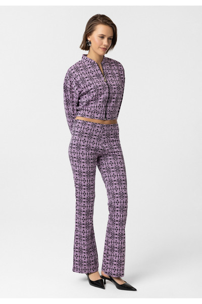 Williot Deborah ženska ružičasta jakna sa patentnim zatvaračem i pantalone, s...