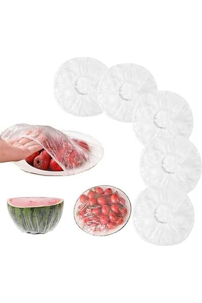 Other Fresh Keeping Bags Food Cover 100PCS, Reusable Bowl Covers Stretch Lids for Containers