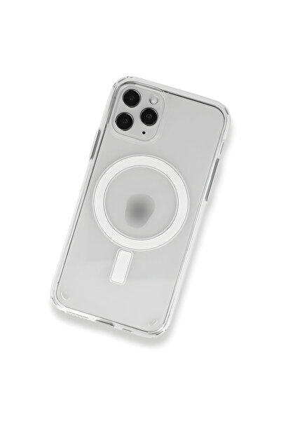 HYPERSOFT Iphone 11 Pro Max (6.5 inç) Uyumlu Kenarları Korumalı Magsafe Özell...