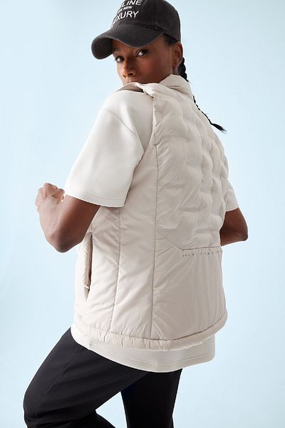 DeFacto Defactofit Water Repellent - Quilted Inflatable Sports Vest with Stand Collar and Zipper D6082Ax25Sp