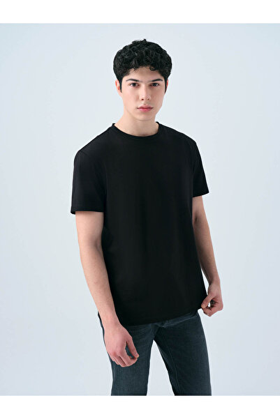 Loft Ανδρικό μπλουζάκι Regular Fit Μαύρο LF2034994