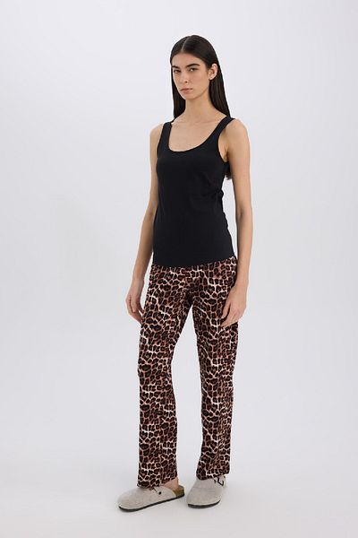 DeFacto Baumwoll-Tanktop mit normaler Passform – Fall In Love R9041az25sp